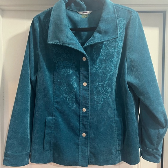 Alia size 12 Elegant Blue Women's Jacket - Picture 4 of 4